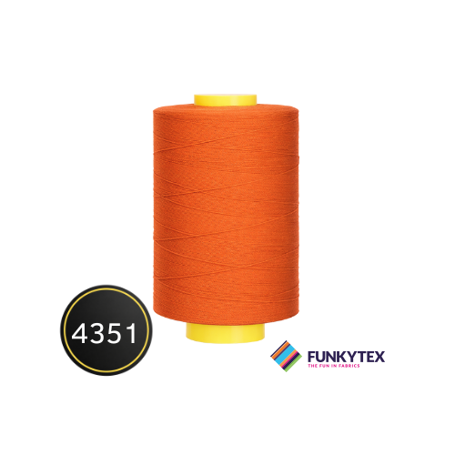Fil à coudre Atelier 1000 mètres Funkytex Orange