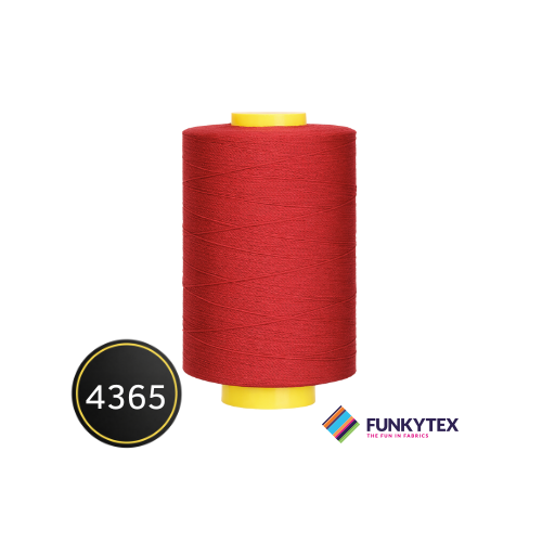 Fil à coudre Atelier 1000 mètres Funkytex Rouge