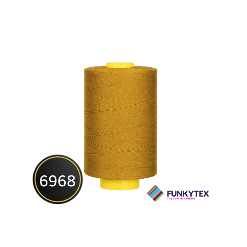Fil à coudre Atelier 1000 mètres Funkytex Mustard