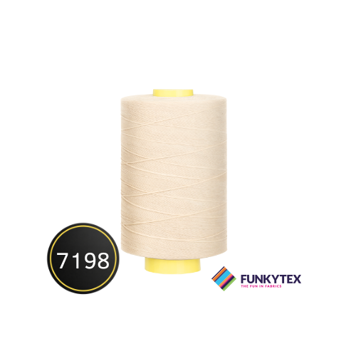 Fil à coudre Atelier 1000 mètres Funkytex Beige