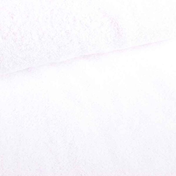 Tissu éponge blanc