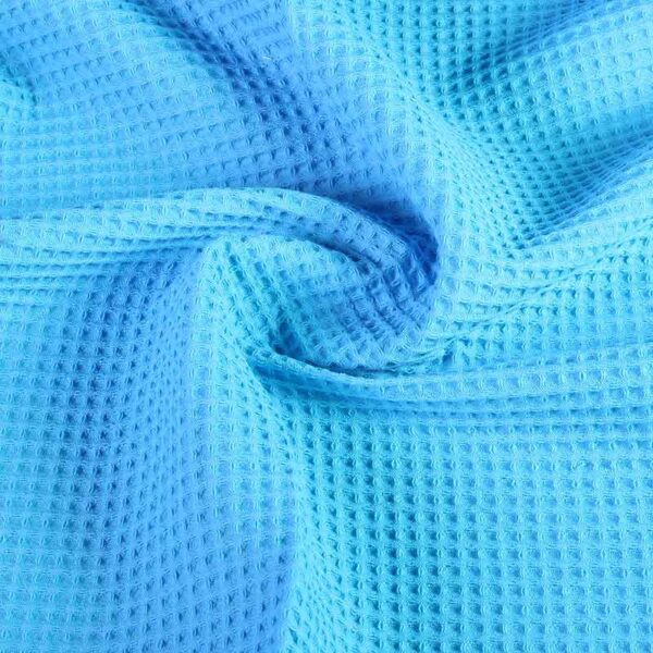 Coton gaufré aqua