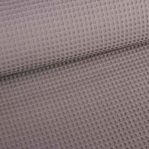 Coton gaufré gris foncé
