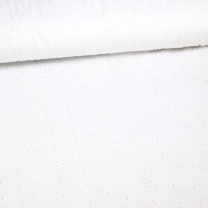 Broderie / Embroderie Eyelet Off White
