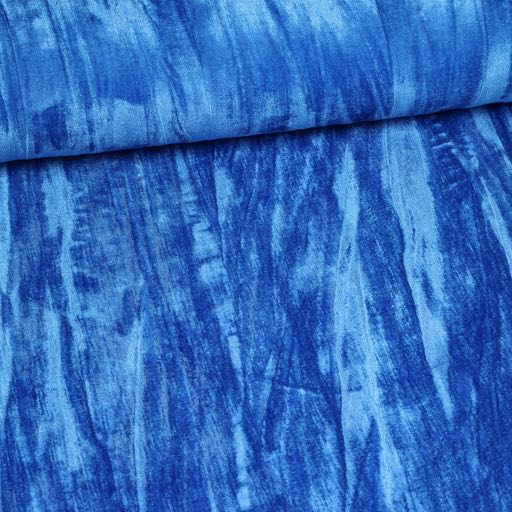 Velours stretch brillant/velours plissé Bleu clair