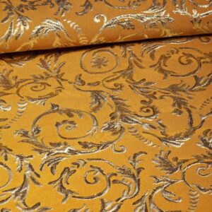 Jacquard baroque ocre jaune/or