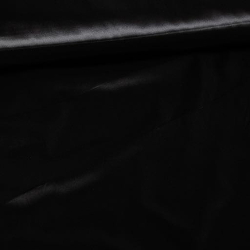 Satin soyeux stretch noir