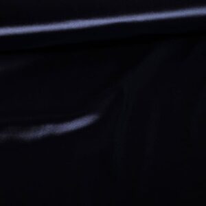 Satin soyeux stretch bleu foncé