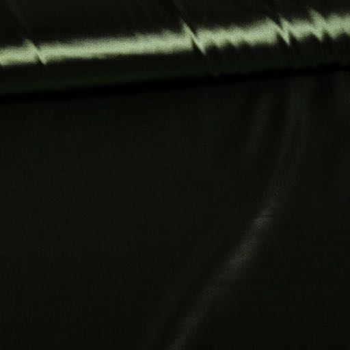 Satin soyeux stretch vert armée