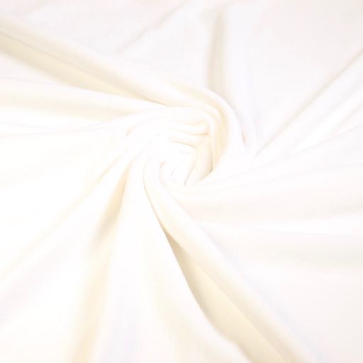 Tissu éponge extensible Ecru