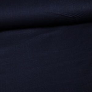 Lin viscose Bleu foncé