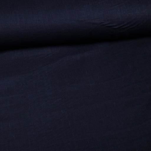 Lin viscose Bleu foncé