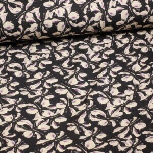 Lin viscose imprimé fleurs 4