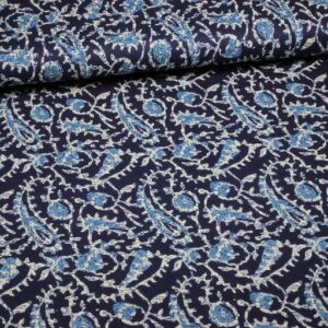 Voile de coton Batik paisley