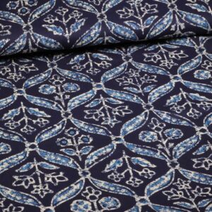 Voile de coton Branches Batik