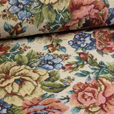 Tissu Gobelin écru