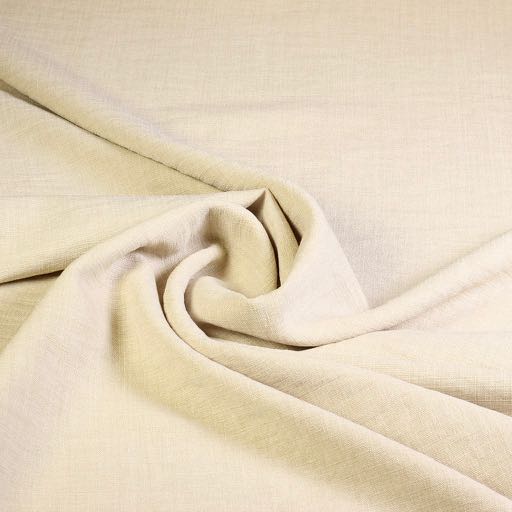 Tissu aspect lin ecru melange