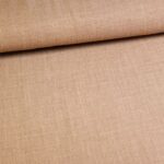Linnenlook stof taupe melange
