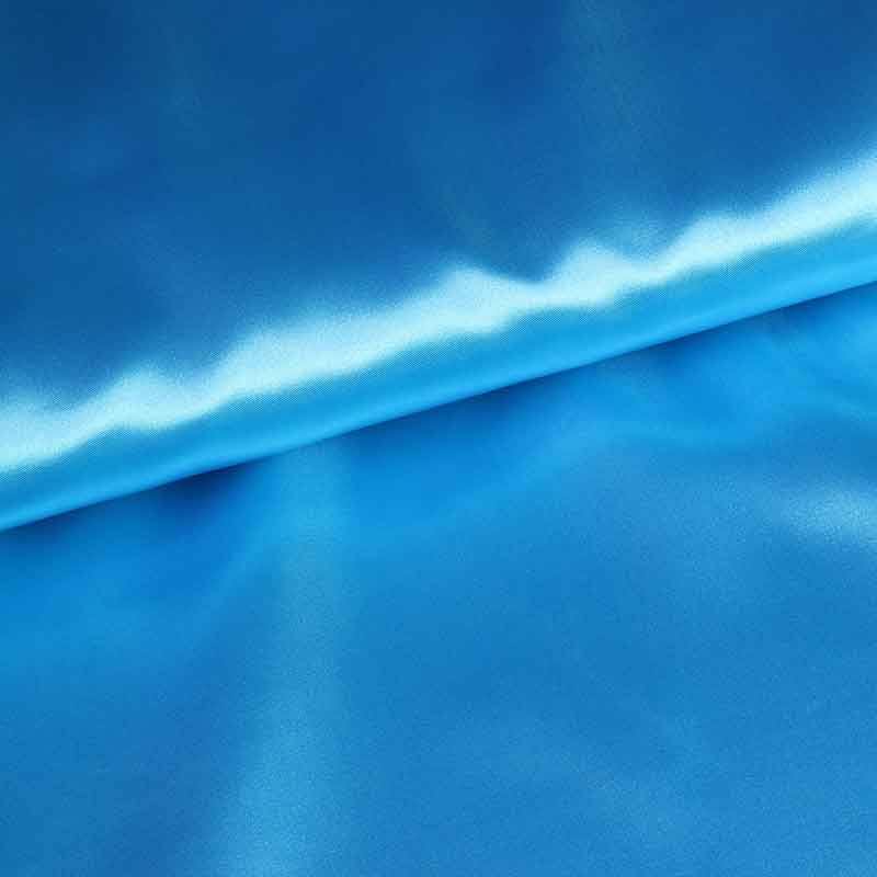 Tissu satin aqua