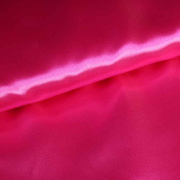 Tissu satin fuchsia