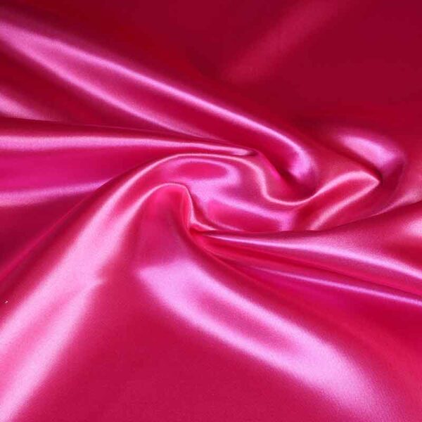 Tissu satin fuchsia