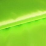 Satijn stof fluor groen