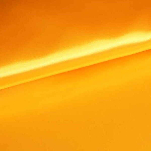 Tissu satin jaune