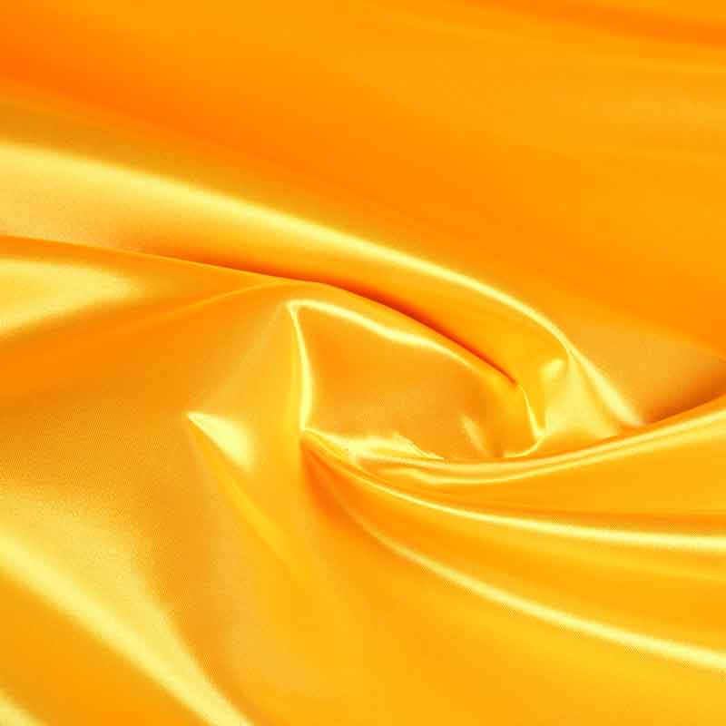 Tissu satin jaune