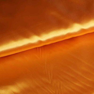 Tissu satin bronze