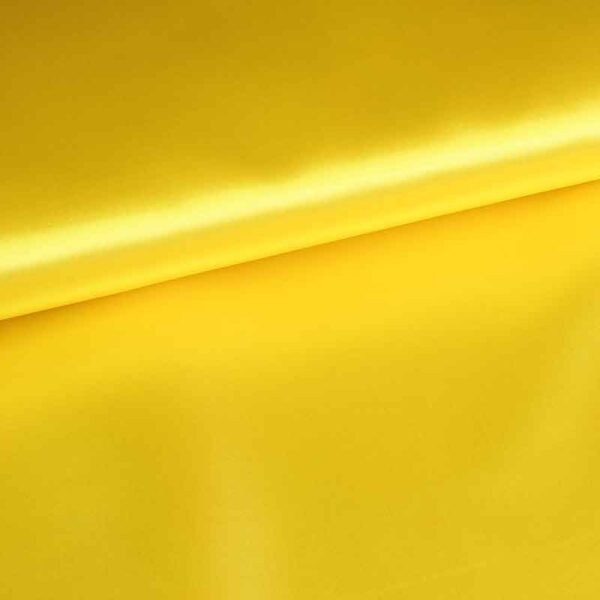 Tissu satin jaune clair