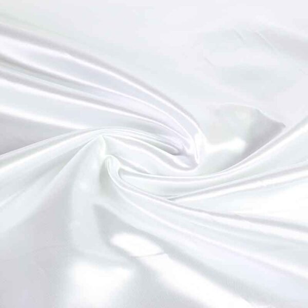 Tissu satin ivoire