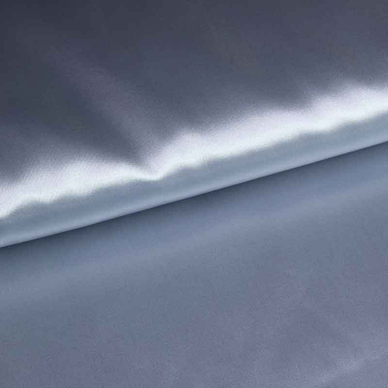 Tissu satin argent