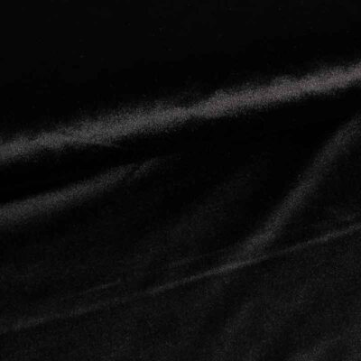 Tissu velours stretch brillant noir