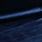 Stretch velvet stof blauw