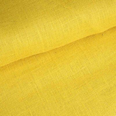 Tissu jute jaune