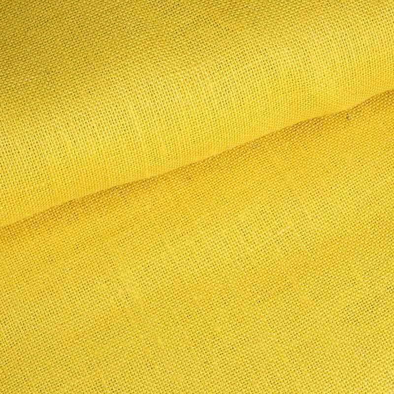 Tissu jute jaune