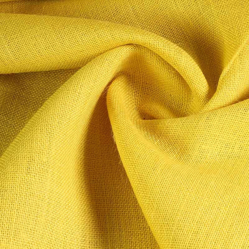 Tissu jute jaune