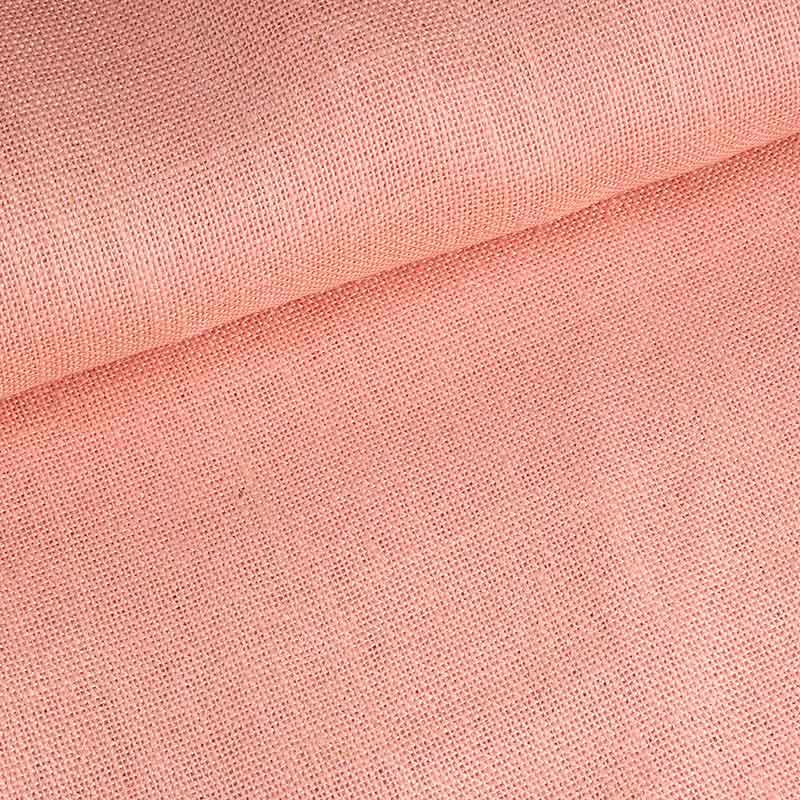 Tissu jute vieux rose