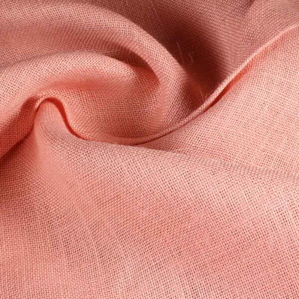 Tissu jute vieux rose