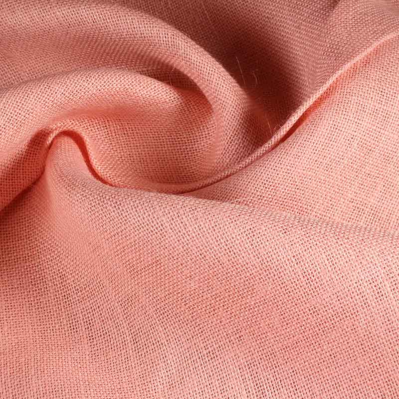 Tissu jute vieux rose