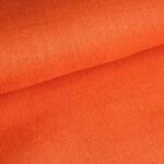Jute stof oranje