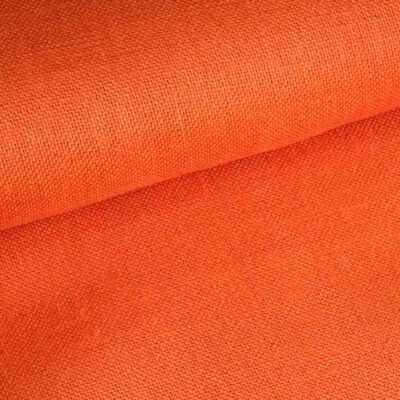 Tissu jute orange