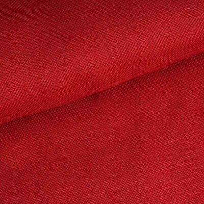 Tissu jute rouge