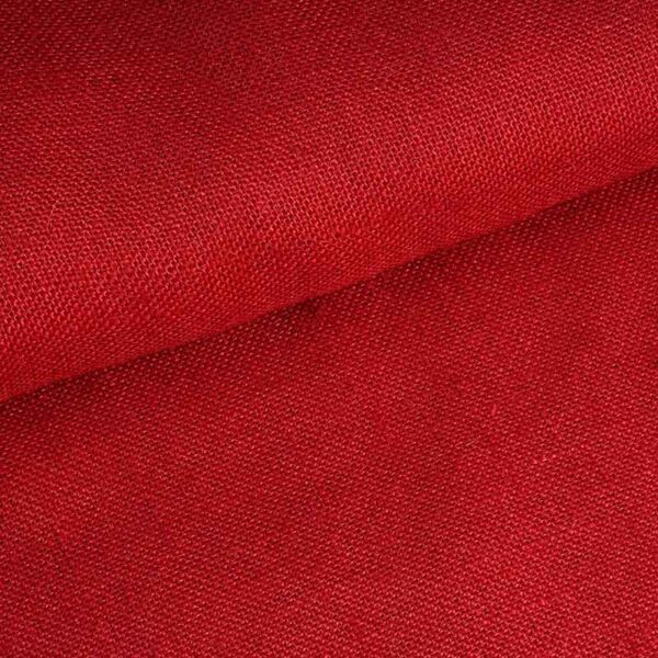 Tissu jute rouge