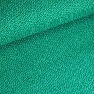 Tissu jute vert de mer