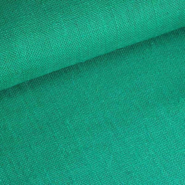 Tissu jute vert de mer