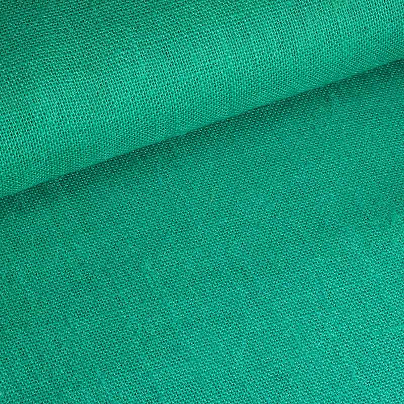 Tissu jute vert de mer