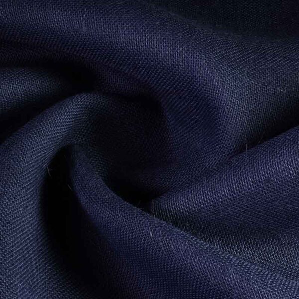 Tissu jute bleu foncé