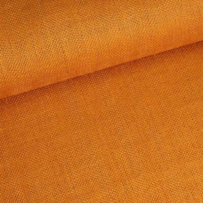 Tissu jute jaune ocre