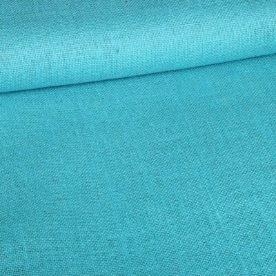 Tissu jute aqua